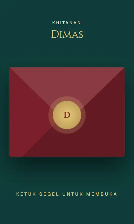 Template undangan digital Amplop Sakinah dkatha