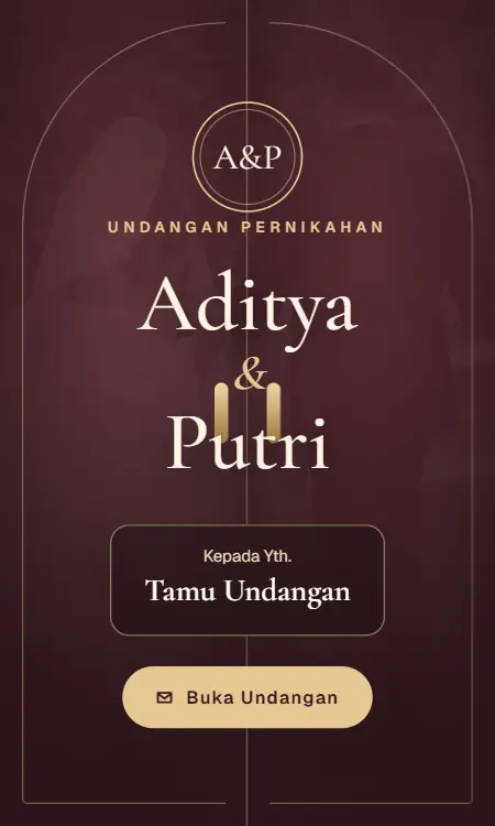 Template undangan digital Lumyere dkatha