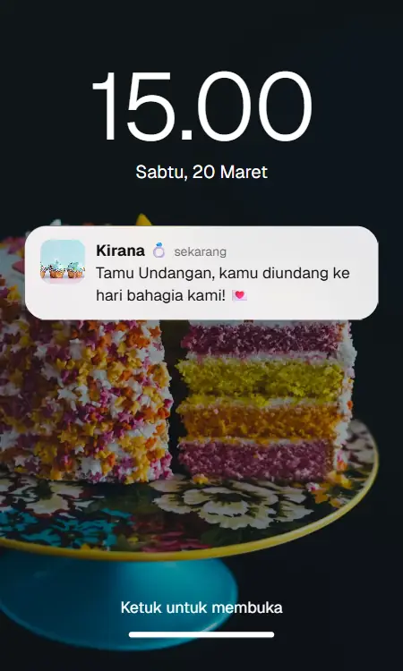 Template undangan digital Obrolan Cinta dkatha
