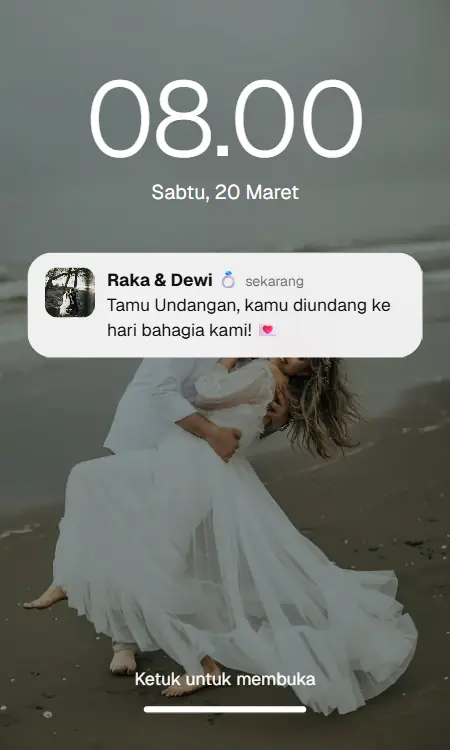Template undangan digital Obrolan Cinta dkatha